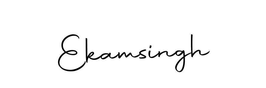 Ekamsingh stylish signature style. Best Handwritten Sign (Autography-DOLnW) for my name. Handwritten Signature Collection Ideas for my name Ekamsingh. Ekamsingh signature style 10 images and pictures png