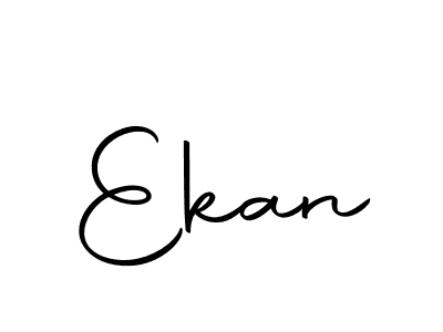Create a beautiful signature design for name Ekan. With this signature (Autography-DOLnW) fonts, you can make a handwritten signature for free. Ekan signature style 10 images and pictures png