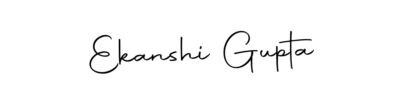 The best way (Autography-DOLnW) to make a short signature is to pick only two or three words in your name. The name Ekanshi Gupta include a total of six letters. For converting this name. Ekanshi Gupta signature style 10 images and pictures png