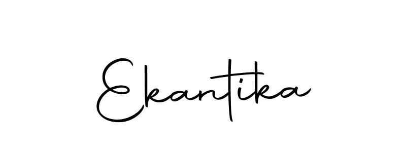 Use a signature maker to create a handwritten signature online. With this signature software, you can design (Autography-DOLnW) your own signature for name Ekantika. Ekantika signature style 10 images and pictures png