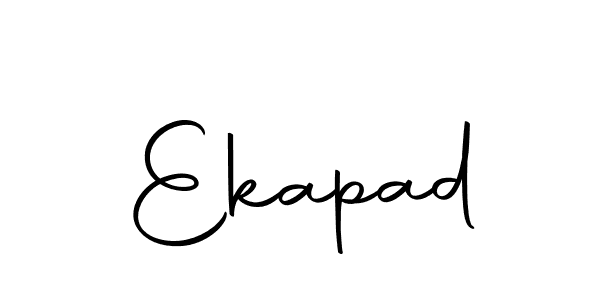The best way (Autography-DOLnW) to make a short signature is to pick only two or three words in your name. The name Ekapad include a total of six letters. For converting this name. Ekapad signature style 10 images and pictures png