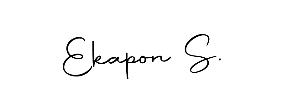 Make a beautiful signature design for name Ekapon S.. With this signature (Autography-DOLnW) style, you can create a handwritten signature for free. Ekapon S. signature style 10 images and pictures png