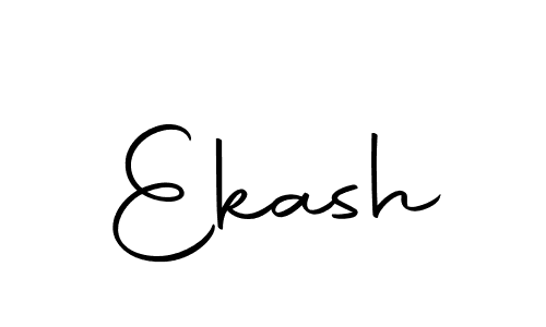 Use a signature maker to create a handwritten signature online. With this signature software, you can design (Autography-DOLnW) your own signature for name Ekash. Ekash signature style 10 images and pictures png