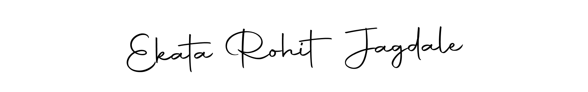 Use a signature maker to create a handwritten signature online. With this signature software, you can design (Autography-DOLnW) your own signature for name Ekata Rohit Jagdale. Ekata Rohit Jagdale signature style 10 images and pictures png