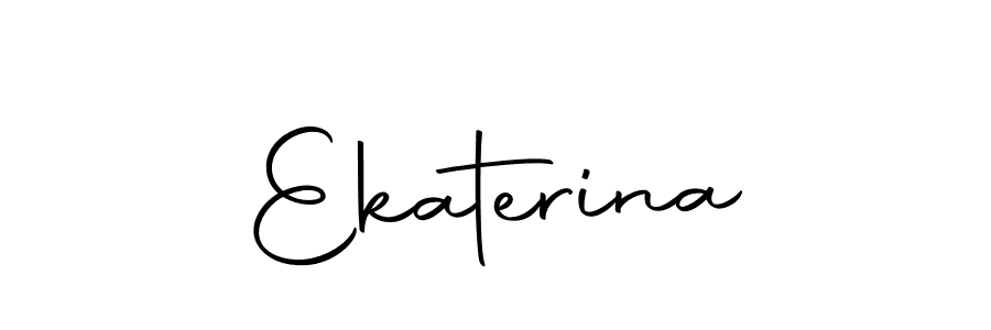 Make a beautiful signature design for name Ekaterina. With this signature (Autography-DOLnW) style, you can create a handwritten signature for free. Ekaterina signature style 10 images and pictures png