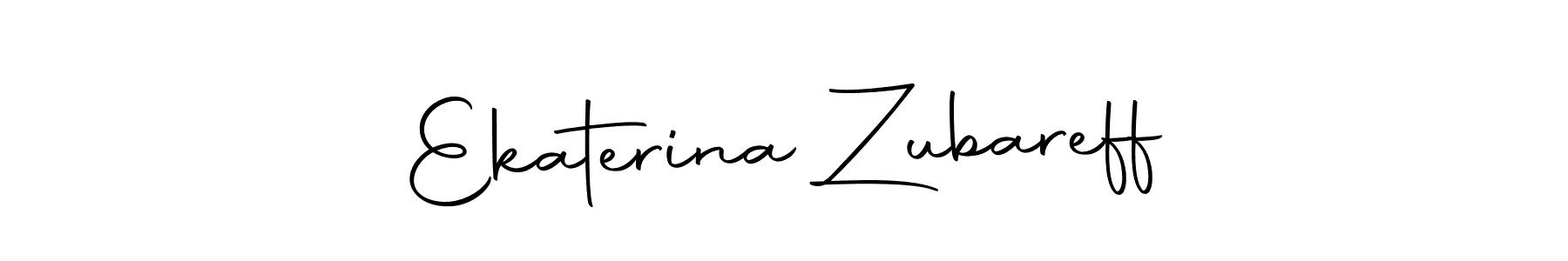 Also we have Ekaterina Zubareff name is the best signature style. Create professional handwritten signature collection using Autography-DOLnW autograph style. Ekaterina Zubareff signature style 10 images and pictures png