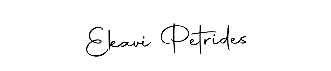 Also we have Ekavi Petrides name is the best signature style. Create professional handwritten signature collection using Autography-DOLnW autograph style. Ekavi Petrides signature style 10 images and pictures png
