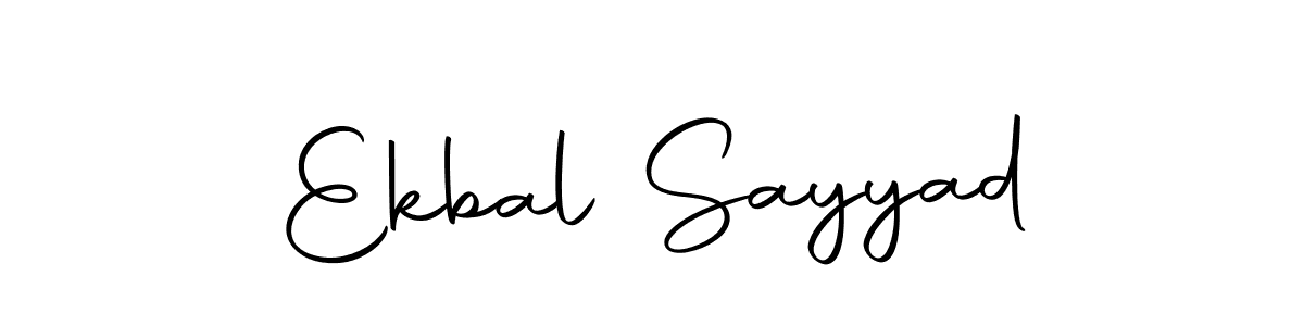 Make a beautiful signature design for name Ekbal Sayyad. With this signature (Autography-DOLnW) style, you can create a handwritten signature for free. Ekbal Sayyad signature style 10 images and pictures png