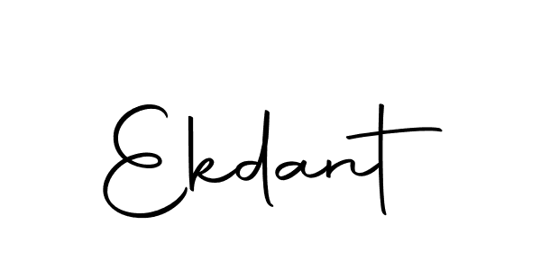 Make a beautiful signature design for name Ekdant. With this signature (Autography-DOLnW) style, you can create a handwritten signature for free. Ekdant signature style 10 images and pictures png