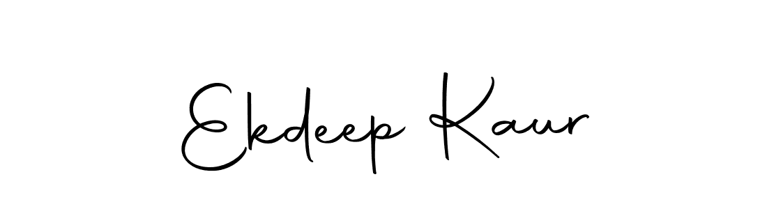 Make a short Ekdeep Kaur signature style. Manage your documents anywhere anytime using Autography-DOLnW. Create and add eSignatures, submit forms, share and send files easily. Ekdeep Kaur signature style 10 images and pictures png