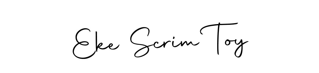 You should practise on your own different ways (Autography-DOLnW) to write your name (Eke Scrim Toy) in signature. don't let someone else do it for you. Eke Scrim Toy signature style 10 images and pictures png