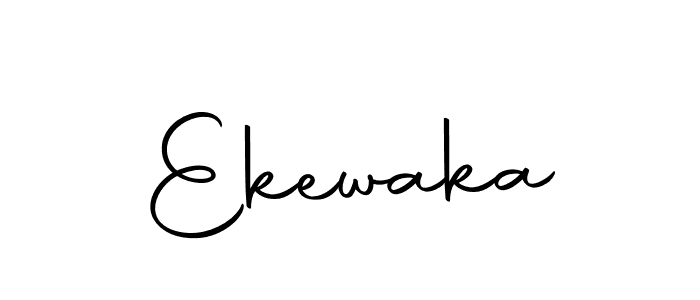 Design your own signature with our free online signature maker. With this signature software, you can create a handwritten (Autography-DOLnW) signature for name Ekewaka. Ekewaka signature style 10 images and pictures png