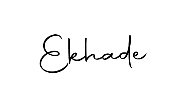 Design your own signature with our free online signature maker. With this signature software, you can create a handwritten (Autography-DOLnW) signature for name Ekhade. Ekhade signature style 10 images and pictures png