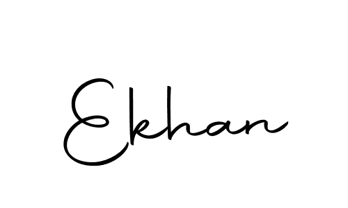 Make a beautiful signature design for name Ekhan. Use this online signature maker to create a handwritten signature for free. Ekhan signature style 10 images and pictures png