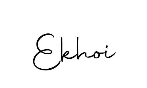 Design your own signature with our free online signature maker. With this signature software, you can create a handwritten (Autography-DOLnW) signature for name Ekhoi. Ekhoi signature style 10 images and pictures png