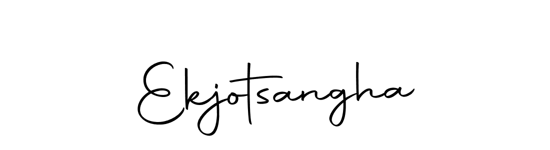 Design your own signature with our free online signature maker. With this signature software, you can create a handwritten (Autography-DOLnW) signature for name Ekjotsangha. Ekjotsangha signature style 10 images and pictures png