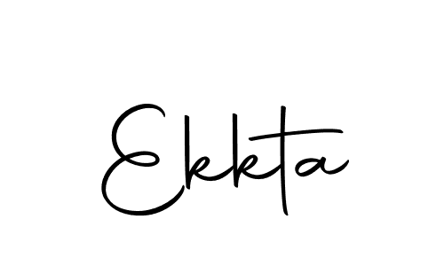How to make Ekkta name signature. Use Autography-DOLnW style for creating short signs online. This is the latest handwritten sign. Ekkta signature style 10 images and pictures png