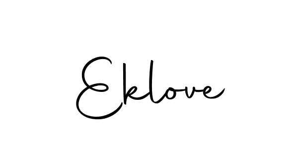Create a beautiful signature design for name Eklove. With this signature (Autography-DOLnW) fonts, you can make a handwritten signature for free. Eklove signature style 10 images and pictures png