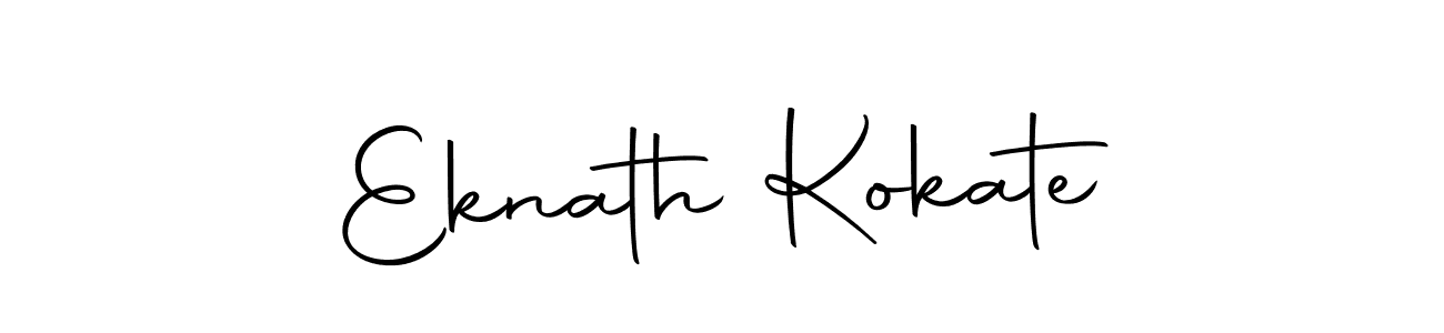 This is the best signature style for the Eknath Kokate name. Also you like these signature font (Autography-DOLnW). Mix name signature. Eknath Kokate signature style 10 images and pictures png