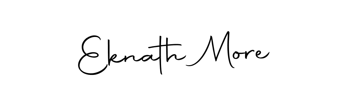 Create a beautiful signature design for name Eknath More. With this signature (Autography-DOLnW) fonts, you can make a handwritten signature for free. Eknath More signature style 10 images and pictures png