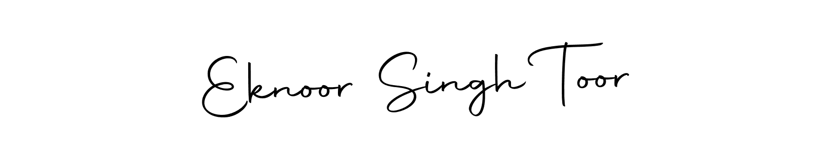 Use a signature maker to create a handwritten signature online. With this signature software, you can design (Autography-DOLnW) your own signature for name Eknoor Singh Toor. Eknoor Singh Toor signature style 10 images and pictures png