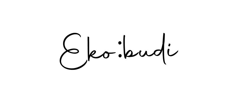 Make a beautiful signature design for name Eko:budi. With this signature (Autography-DOLnW) style, you can create a handwritten signature for free. Eko:budi signature style 10 images and pictures png