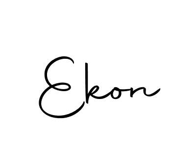 How to make Ekon name signature. Use Autography-DOLnW style for creating short signs online. This is the latest handwritten sign. Ekon signature style 10 images and pictures png