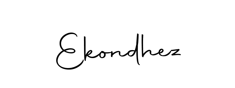 Make a beautiful signature design for name Ekondhez. With this signature (Autography-DOLnW) style, you can create a handwritten signature for free. Ekondhez signature style 10 images and pictures png