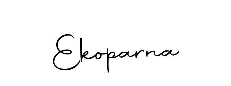 Make a beautiful signature design for name Ekoparna. With this signature (Autography-DOLnW) style, you can create a handwritten signature for free. Ekoparna signature style 10 images and pictures png