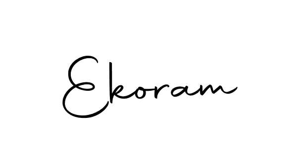 How to make Ekoram signature? Autography-DOLnW is a professional autograph style. Create handwritten signature for Ekoram name. Ekoram signature style 10 images and pictures png