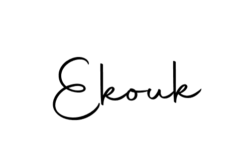 How to Draw Ekouk signature style? Autography-DOLnW is a latest design signature styles for name Ekouk. Ekouk signature style 10 images and pictures png