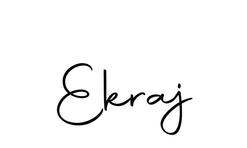 Similarly Autography-DOLnW is the best handwritten signature design. Signature creator online .You can use it as an online autograph creator for name Ekraj. Ekraj signature style 10 images and pictures png