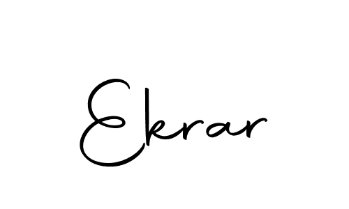 Make a beautiful signature design for name Ekrar. Use this online signature maker to create a handwritten signature for free. Ekrar signature style 10 images and pictures png