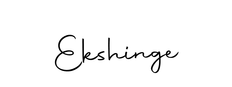 Use a signature maker to create a handwritten signature online. With this signature software, you can design (Autography-DOLnW) your own signature for name Ekshinge. Ekshinge signature style 10 images and pictures png