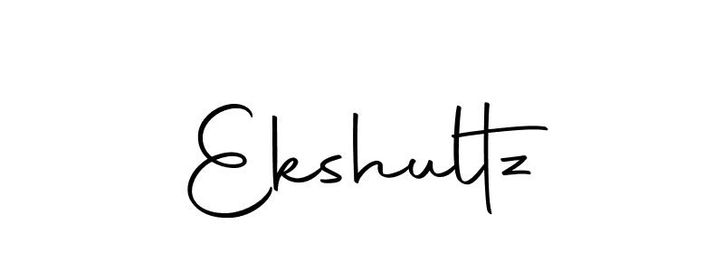 Also we have Ekshultz name is the best signature style. Create professional handwritten signature collection using Autography-DOLnW autograph style. Ekshultz signature style 10 images and pictures png