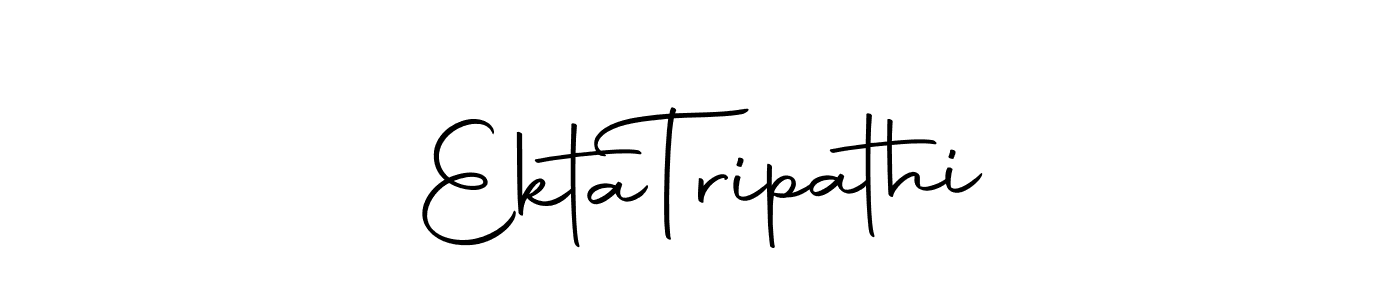 How to make Ekta  Tripathi signature? Autography-DOLnW is a professional autograph style. Create handwritten signature for Ekta  Tripathi name. Ekta  Tripathi signature style 10 images and pictures png