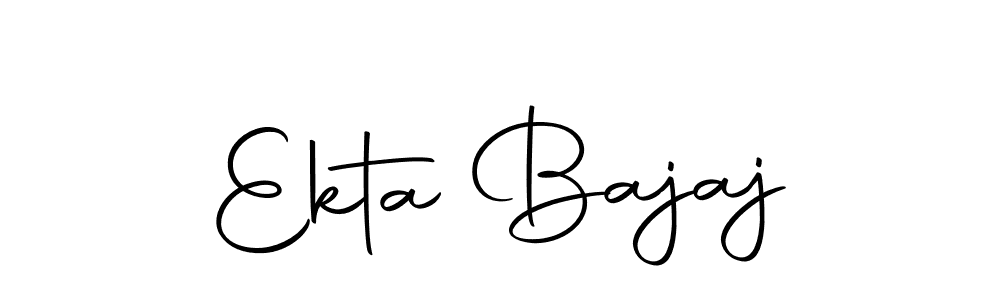 if you are searching for the best signature style for your name Ekta Bajaj. so please give up your signature search. here we have designed multiple signature styles  using Autography-DOLnW. Ekta Bajaj signature style 10 images and pictures png