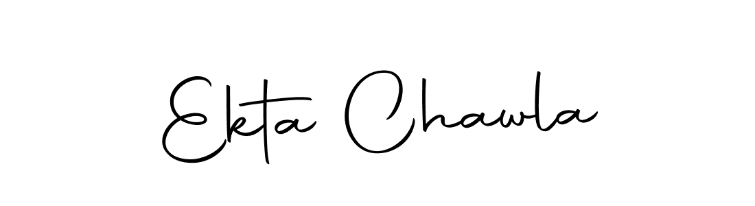Make a short Ekta Chawla signature style. Manage your documents anywhere anytime using Autography-DOLnW. Create and add eSignatures, submit forms, share and send files easily. Ekta Chawla signature style 10 images and pictures png