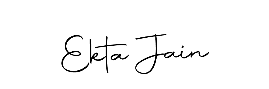 Similarly Autography-DOLnW is the best handwritten signature design. Signature creator online .You can use it as an online autograph creator for name Ekta Jain. Ekta Jain signature style 10 images and pictures png