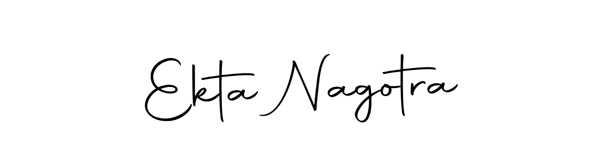 Make a short Ekta Nagotra signature style. Manage your documents anywhere anytime using Autography-DOLnW. Create and add eSignatures, submit forms, share and send files easily. Ekta Nagotra signature style 10 images and pictures png