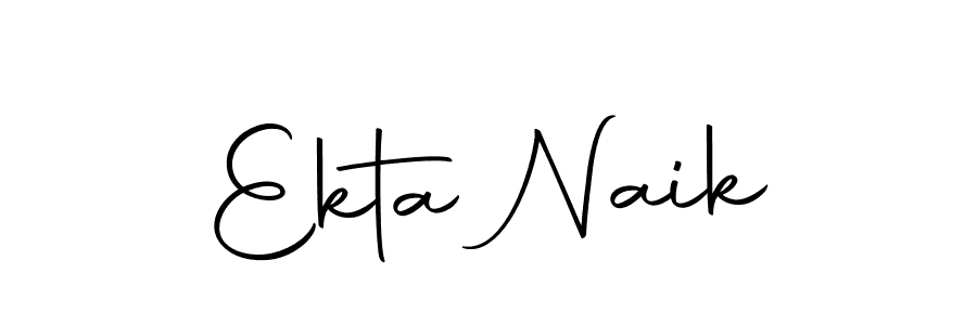 Ekta Naik stylish signature style. Best Handwritten Sign (Autography-DOLnW) for my name. Handwritten Signature Collection Ideas for my name Ekta Naik. Ekta Naik signature style 10 images and pictures png