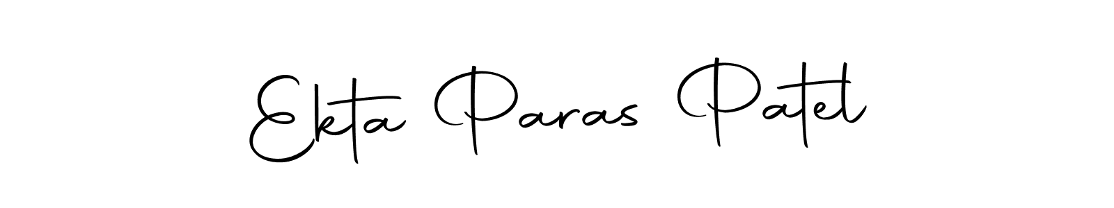Make a beautiful signature design for name Ekta Paras Patel. Use this online signature maker to create a handwritten signature for free. Ekta Paras Patel signature style 10 images and pictures png