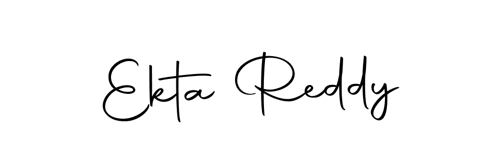 Make a beautiful signature design for name Ekta Reddy. With this signature (Autography-DOLnW) style, you can create a handwritten signature for free. Ekta Reddy signature style 10 images and pictures png