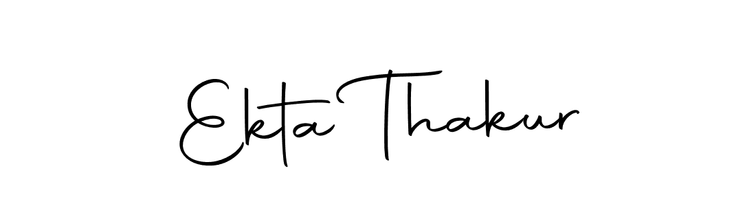 Use a signature maker to create a handwritten signature online. With this signature software, you can design (Autography-DOLnW) your own signature for name Ekta Thakur. Ekta Thakur signature style 10 images and pictures png