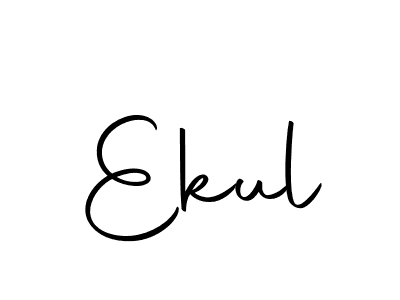 Also we have Ekul name is the best signature style. Create professional handwritten signature collection using Autography-DOLnW autograph style. Ekul signature style 10 images and pictures png
