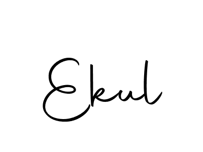 Also we have Ekul name is the best signature style. Create professional handwritten signature collection using Autography-DOLnW autograph style. Ekul signature style 10 images and pictures png