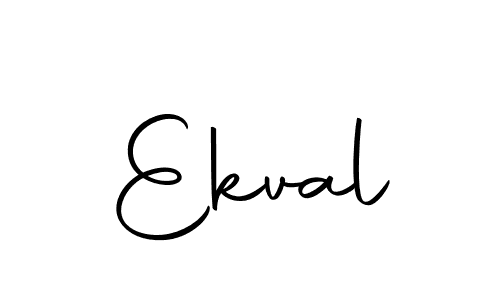 Design your own signature with our free online signature maker. With this signature software, you can create a handwritten (Autography-DOLnW) signature for name Ekval. Ekval signature style 10 images and pictures png