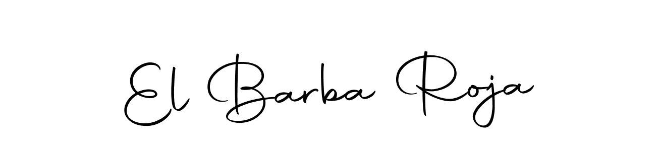 Create a beautiful signature design for name El Barba Roja. With this signature (Autography-DOLnW) fonts, you can make a handwritten signature for free. El Barba Roja signature style 10 images and pictures png