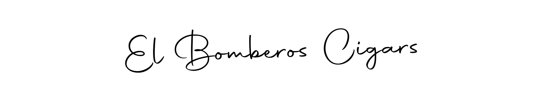 The best way (Autography-DOLnW) to make a short signature is to pick only two or three words in your name. The name El Bomberos Cigars include a total of six letters. For converting this name. El Bomberos Cigars signature style 10 images and pictures png