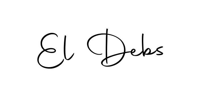 Use a signature maker to create a handwritten signature online. With this signature software, you can design (Autography-DOLnW) your own signature for name El Debs. El Debs signature style 10 images and pictures png